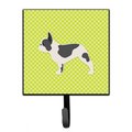 Micasa French Bulldog Checkerboard Green Leash or Key Holder MI221824